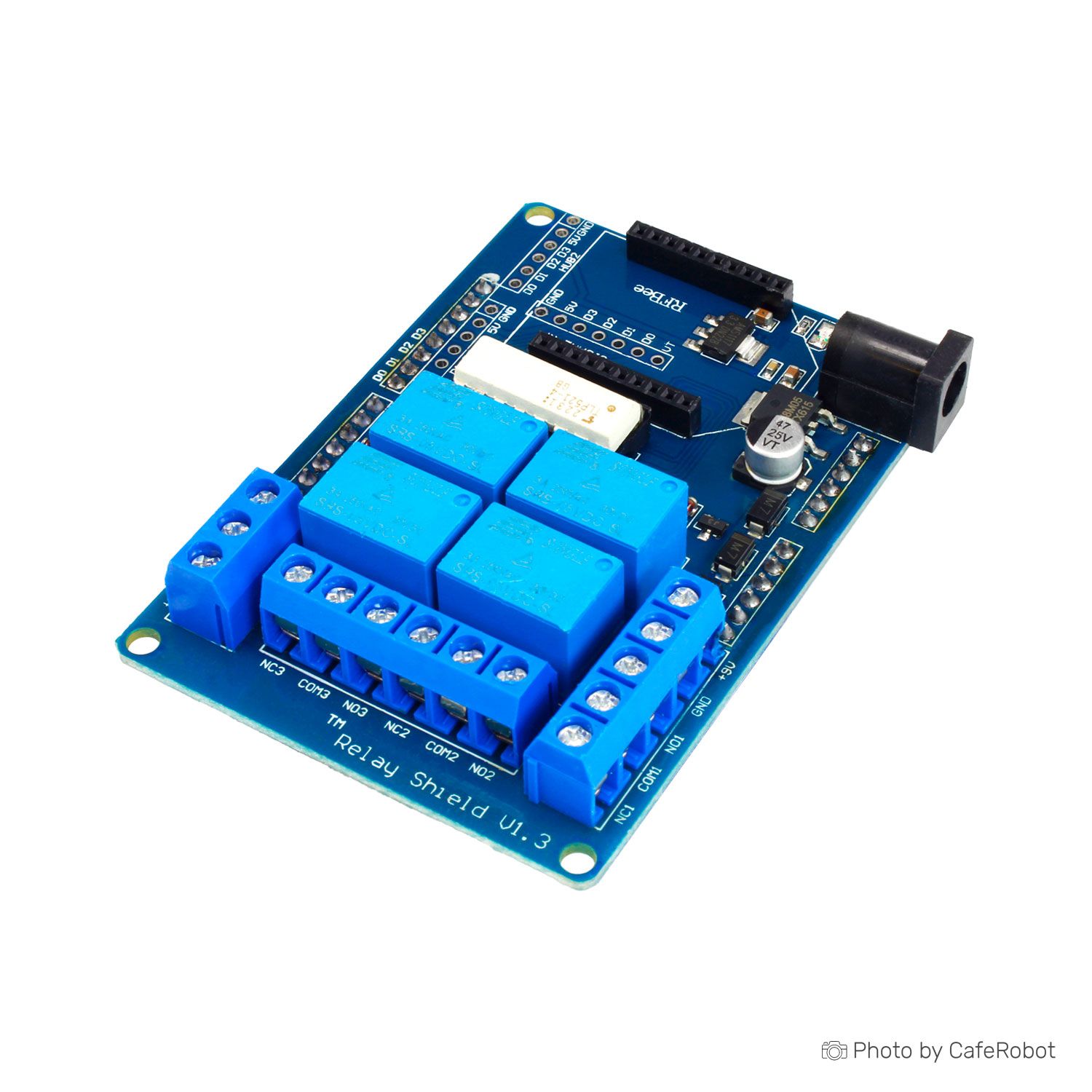 شیلد رله برای آردوینو - Relay Shield For Arduino