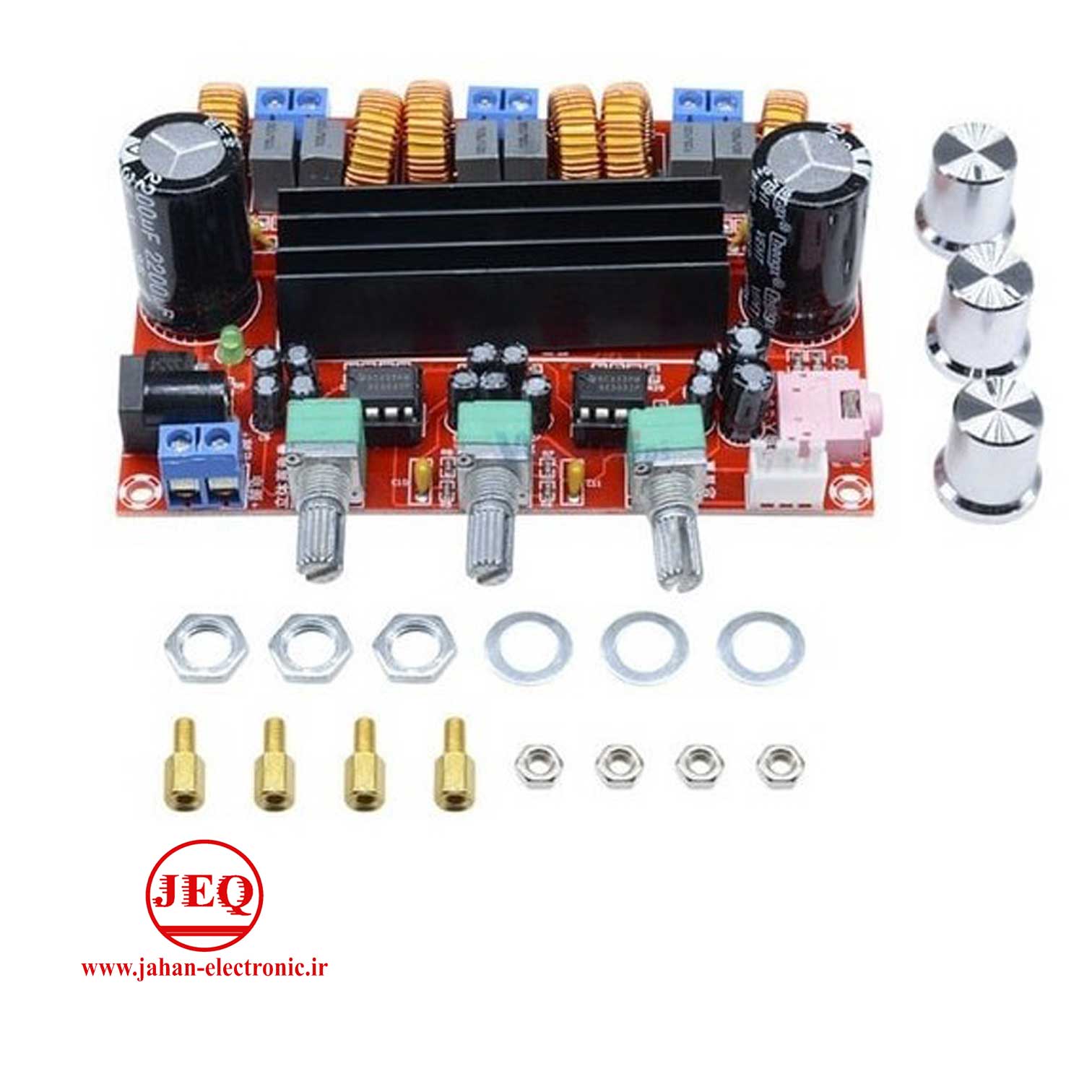 ماژول آمپلی فایر حرفه ای ساب دار XH-M139 اصلی 2x50W+100W با چیپ TPA3116D2