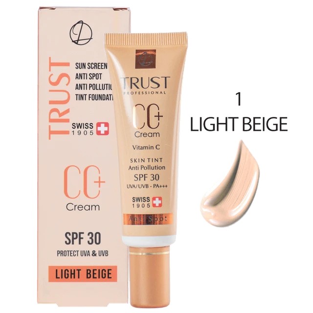 سی سی کرم پلاس تراست شماره 1 ( بژ روشن ) با SPF30
