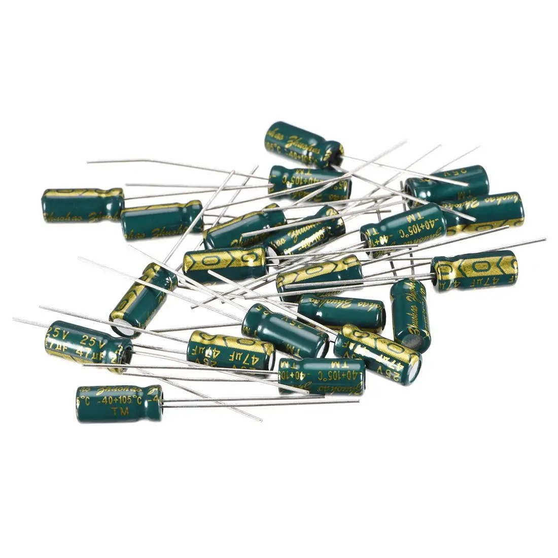 خازن الکترولیتی 10UF 25V برند NJA