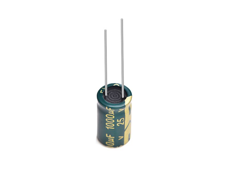 خازن الکترولیتی بشکه ای 1000uf میکرو فاراد 25V ولت برند JWCO GREEN