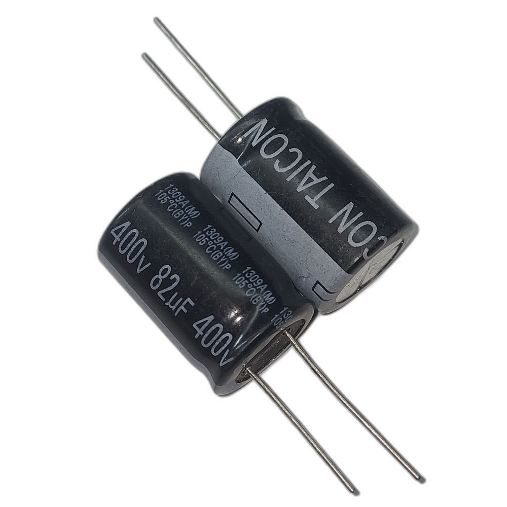 خازن الکترولیتی 82uF / 400V مارک TAICON P(BY)