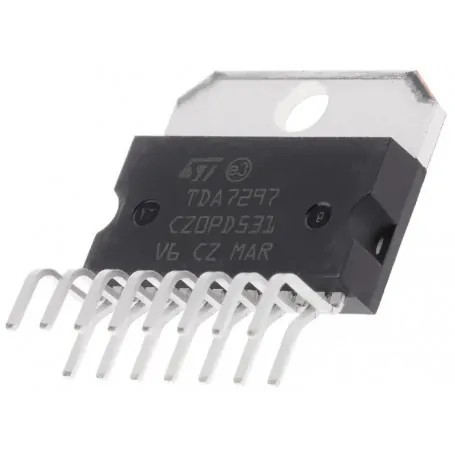 تراشه آمپلی فایر TDA7297