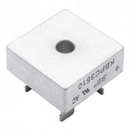 پل دیود مربعی فلزی 1000V / 35A مدل KBPC3510 برند SEP