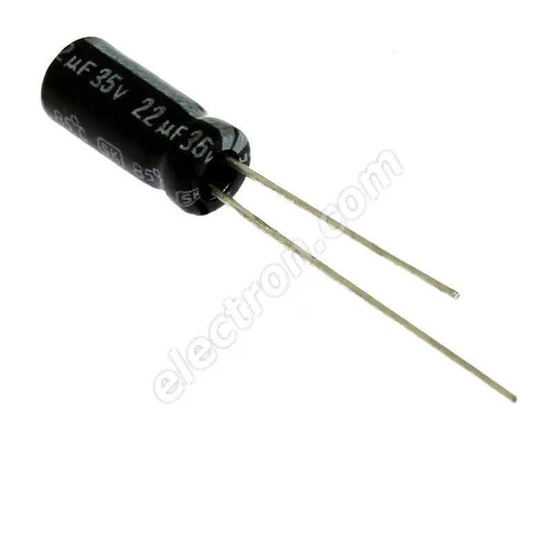 خازن الکترولیتی 22UF 35V برند AXBOOM