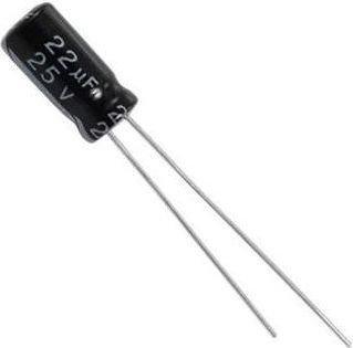 خازن الکترولیتی 22UF 25V برند AXBOOM