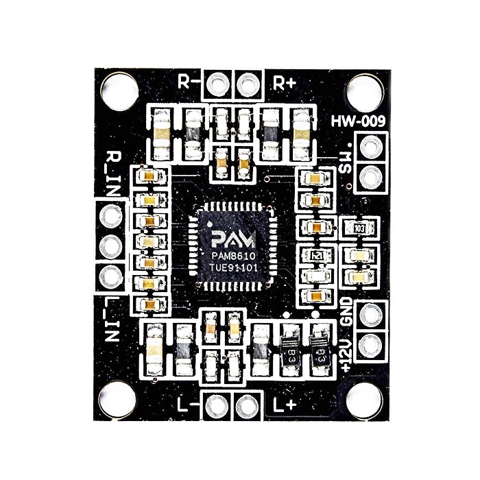ماژول آمپلی فایر استریو 20W کلاس D با تراشه PAM8610