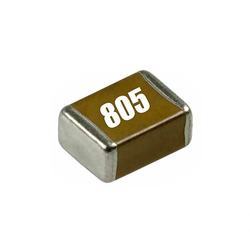 خازن 10UF پکیج SMD 805 (حداقل خرید 10 عدد)