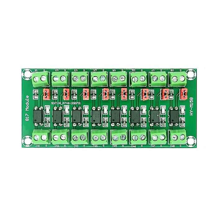 ماژول ایزولاتور 8 کانال اپتوکوپلر PC817