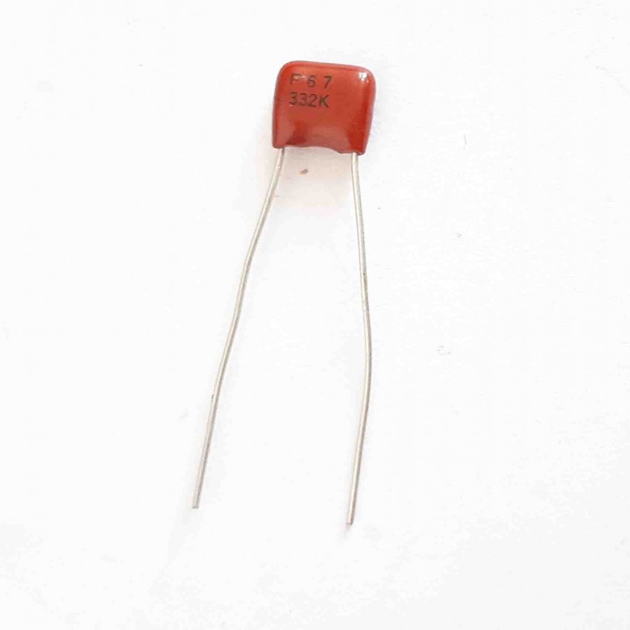 خازن پلی استر %10 ± 3.3nF 50V (بسته 10 عددی)