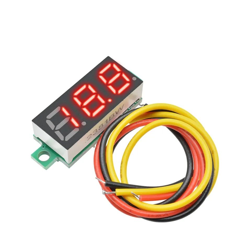 ماژول ولت متر 3 دیجیت DC0-100V سایز 0.28 اینچ
