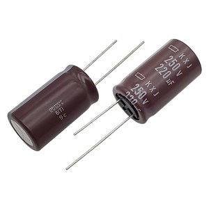 Nippon 250V 220uF - خازن 250 ولت 220 میکرو فاراد سری KXJ