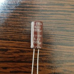 NIPPON 6.3V 1500uF - خازن 6.3 ولت 1500 میکرو فاراد سری KZM