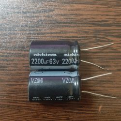 nichicon 63V 2200uF - خازن 63 ولت 2200 میکروفاراد سری VZ