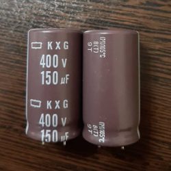 Nippon 400V 150uF - خازن الکترولیت، 400 ولت، 150 میکروفاراد، نیپون، سری KXG