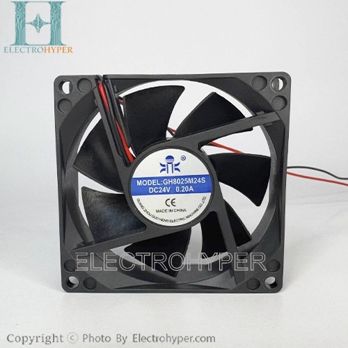 فن 8x8x2.5 دوسیم 24vDC