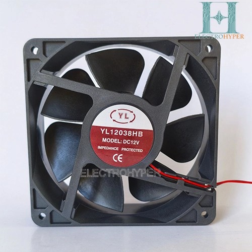 فن 12x12x3.8 دو‌سیم YL 12vDC