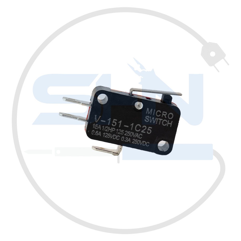 میکروسوئیچ اهرم کوتاه V-151-1C25