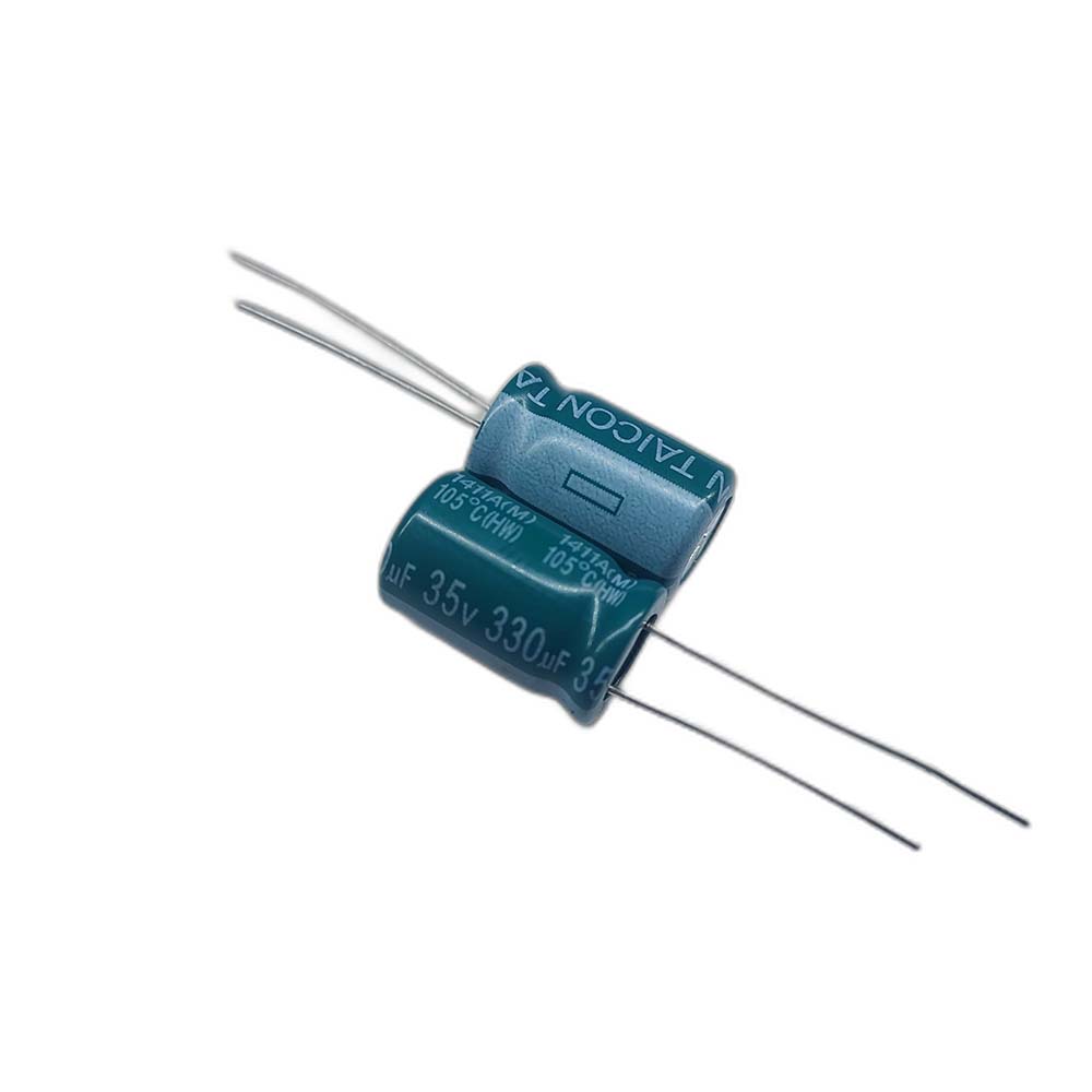 خازن الکترولیتی 330uF / 35V مارک TAICON (HW)