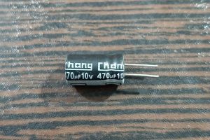 Chang 10V 470uF - خازن الکترولیت، 10 ولت، 470 میکروفاراد