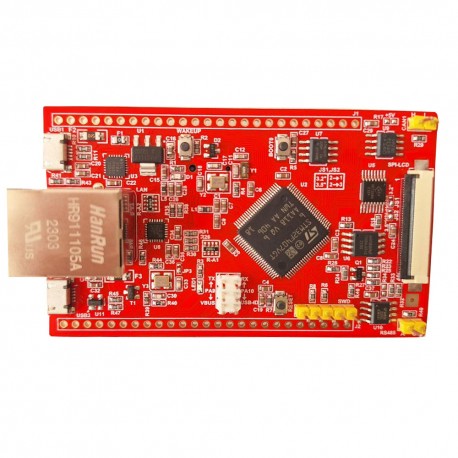 برد کاربردی و حرفه ای STM32F407VGT6 ساپورت السیدی40PIN MCUپین EWB-STM32F407VG-LAN8720-V4