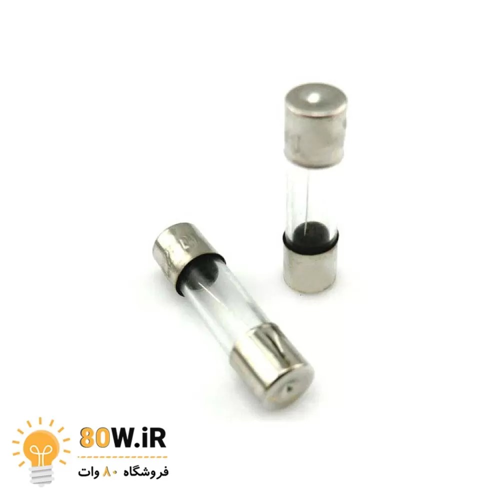 فیوز شیشه ای 0.5A کوتاه 5×20