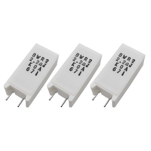 مقاومت آجری 5W 2.2R - مقاوت 5 وات 2.2 اهم 5% ایستاده برند KOA ژاپن