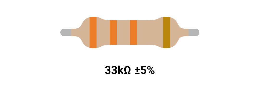RESISTOR 2W 33K %5 – مقاومت ۲ وات 33 کیلواهم ۵% کربنی