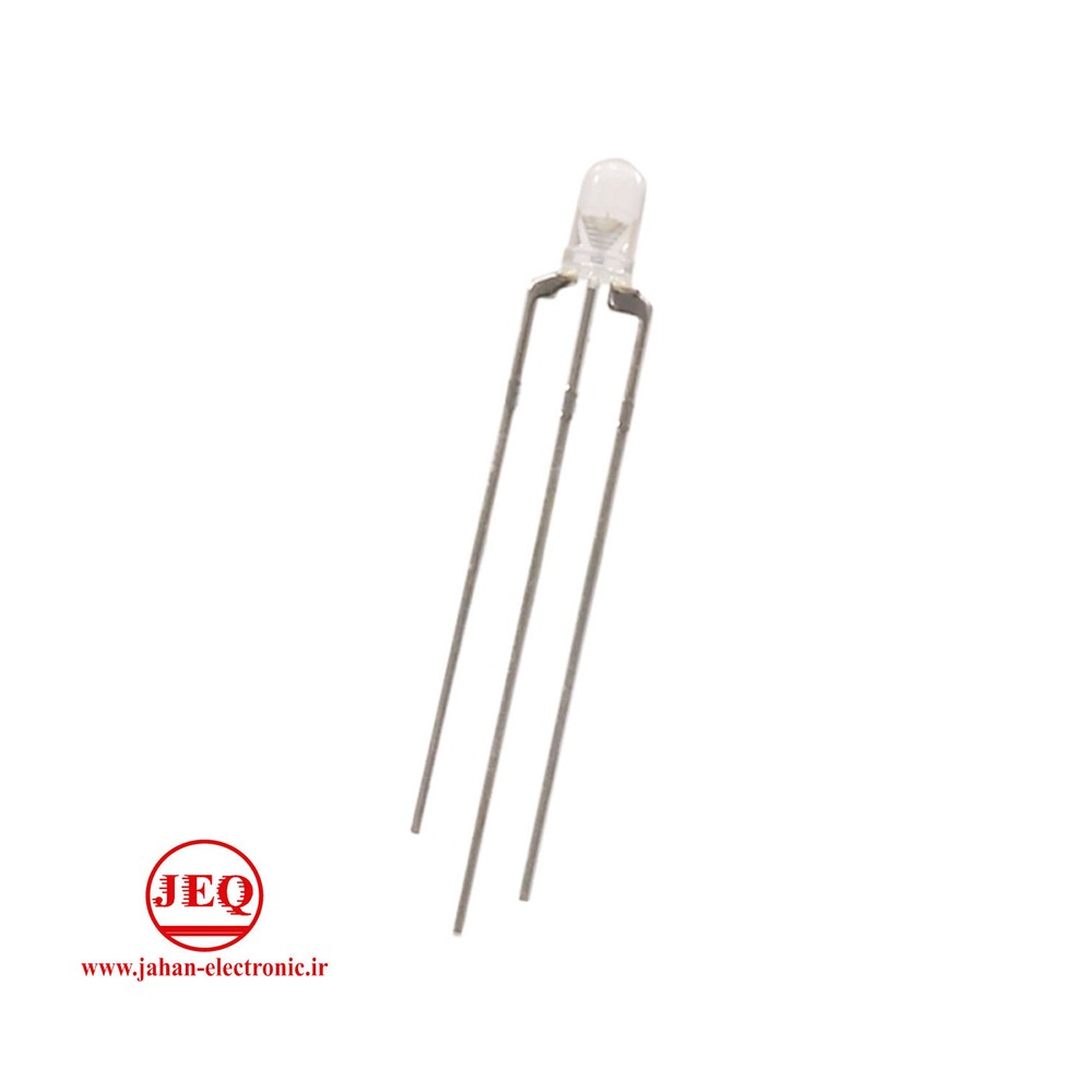 ال ای دی 3پایه آند مشترک LED 3mm 3pin CA قرمز/ سبز