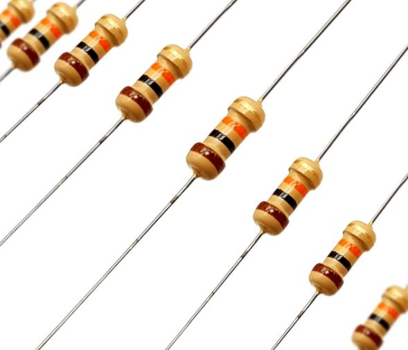 مقاومت 1/4 وات 560 اهم ( 1/4W 560 R) پک 50 عددی