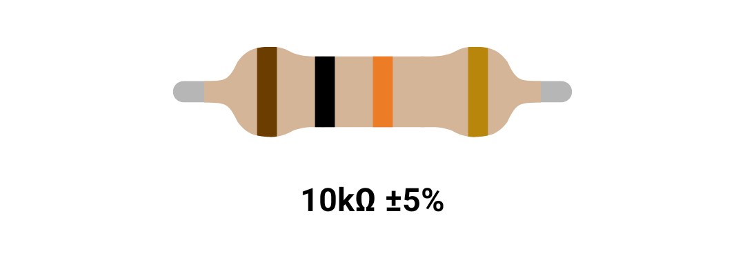 RESISTOR 2W 10K %5 – مقاومت ۲ وات، 10 کیلواهم، ۵% کربنی