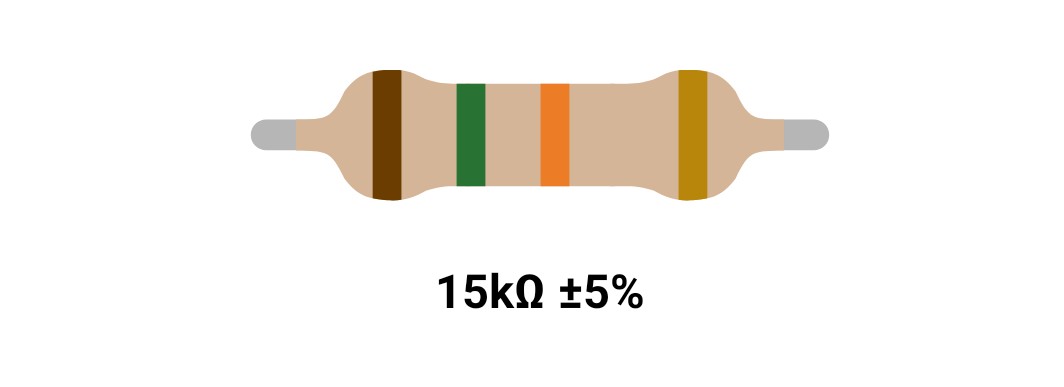 RESISTOR 2W 15K %5 – مقاومت ۲ وات 15 کیلواهم ۵% کربنی