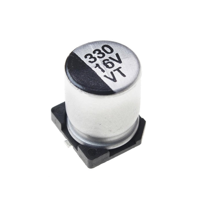 خازن الکترولیت SMD ظرفیت 330uF 16V 8×10.5mm
