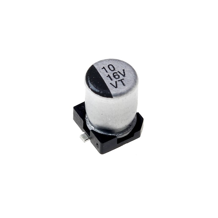 خازن الکترولیت SMD ظرفیت 10uF 16V 4×5.4mm