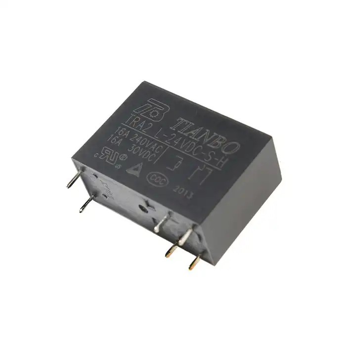 رله کتابی 24 ولت 6 پین برند TIANBO مدل TRA2-L 24VDC-S-H
