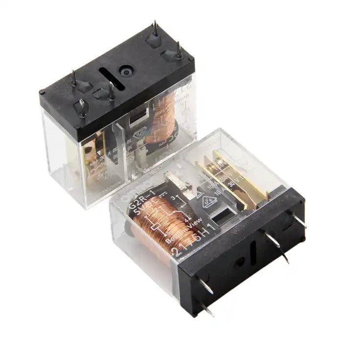 رله شیشه‌ای 24 ولت 5 پین برند Omron مدل G2R-1 24VDC