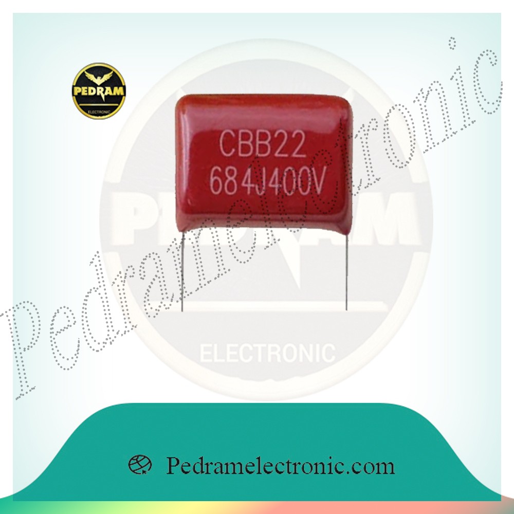 خازن پلی استر 680NF 400V POL 684-400V - پدرام الکترونیک - قیمت ، خرید ، فروش