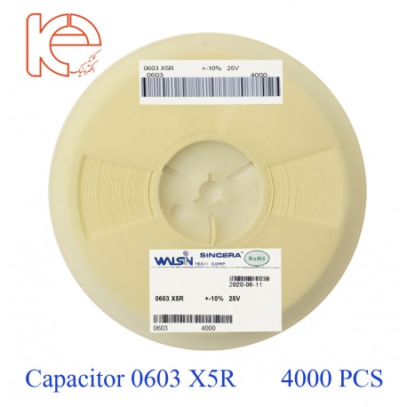 خازن 2.2UF (0603) 25V 10% X5R