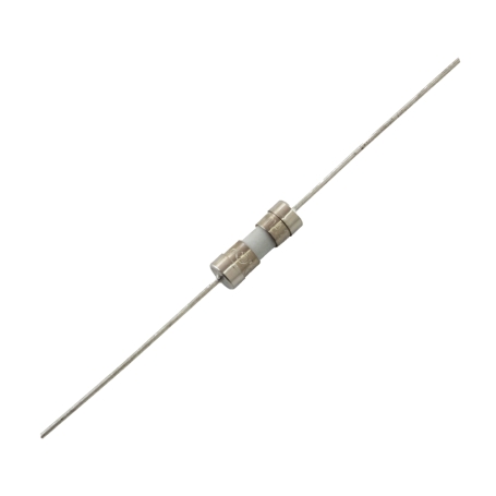 فیوز گچی 500mA - 250V پایه دار سایز 3.6x10 تایوانی مارک CONQUER بسته 100 تایی