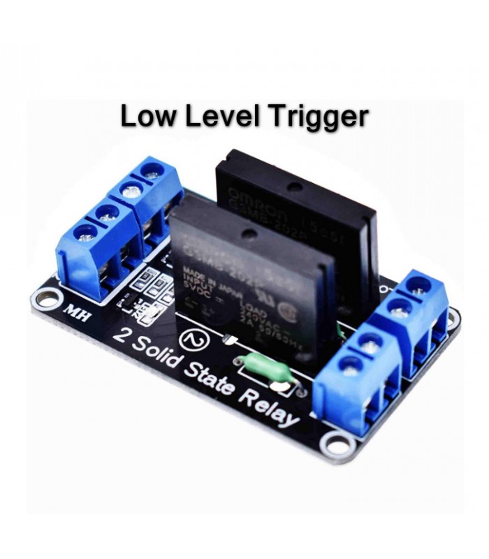 ماژول رله SSR دو کانال G3MB-202P رله حالت جامد Low Level Trigger