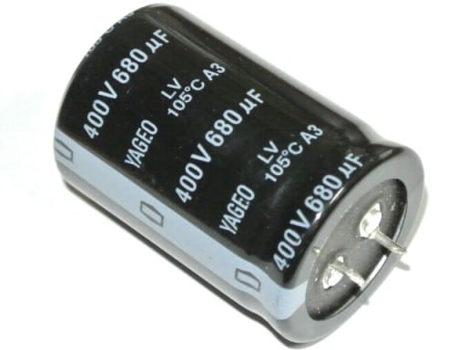 خازن الکترولیت 680uf 400v مرغوب
