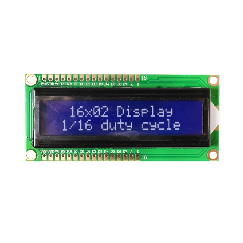 LCD کاراکتری 2×16 با بک لایت مشکی