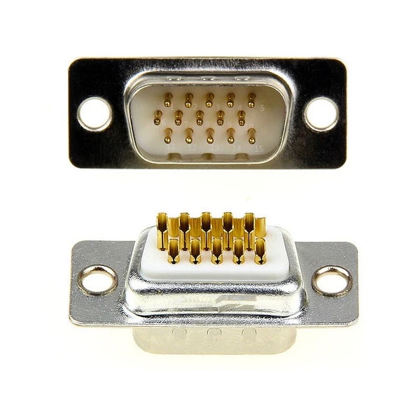 کانکتور DB15 نری سه ردیف سرکابلی – VGA
