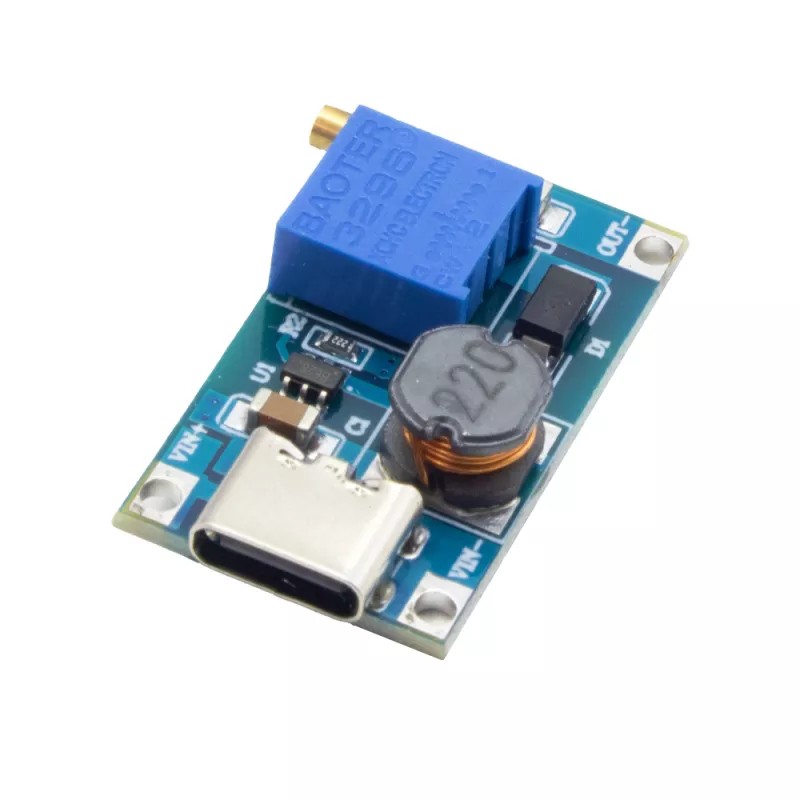 ماژول افزاینده ولتاژ 2 آمپر با ورودی USB Type-C