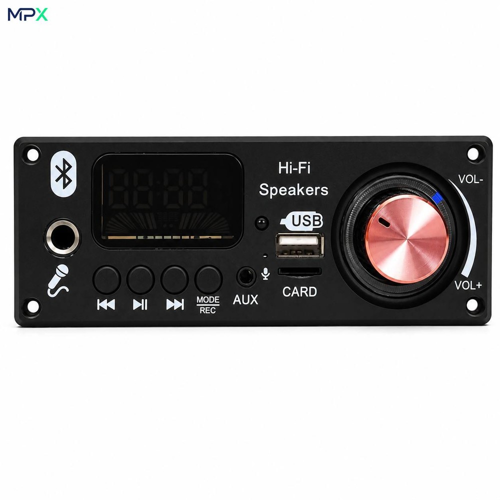برد بلوتوث آمپلی فایر JQ-D161BT 2×80W | ورودی 7 تا 24V