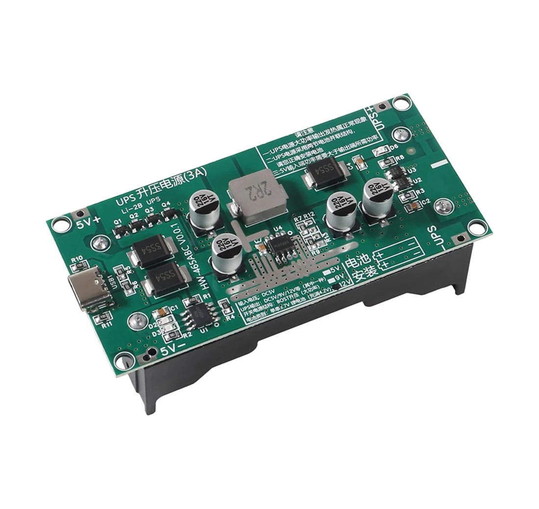 ماژول UPS مدل LX-2BUPS شارژر باتری لیتیومی 2سل 12V 3A