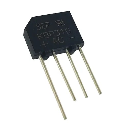 پل دیود شانه‌ای 1000V 3A KBP