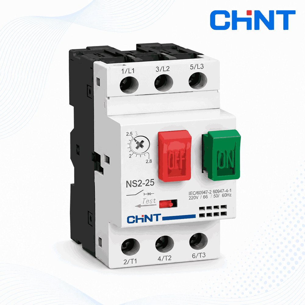 کلید حرارتی 1 تا 1/6 آمپر CHINT مدل NS2-25 1-1/6A