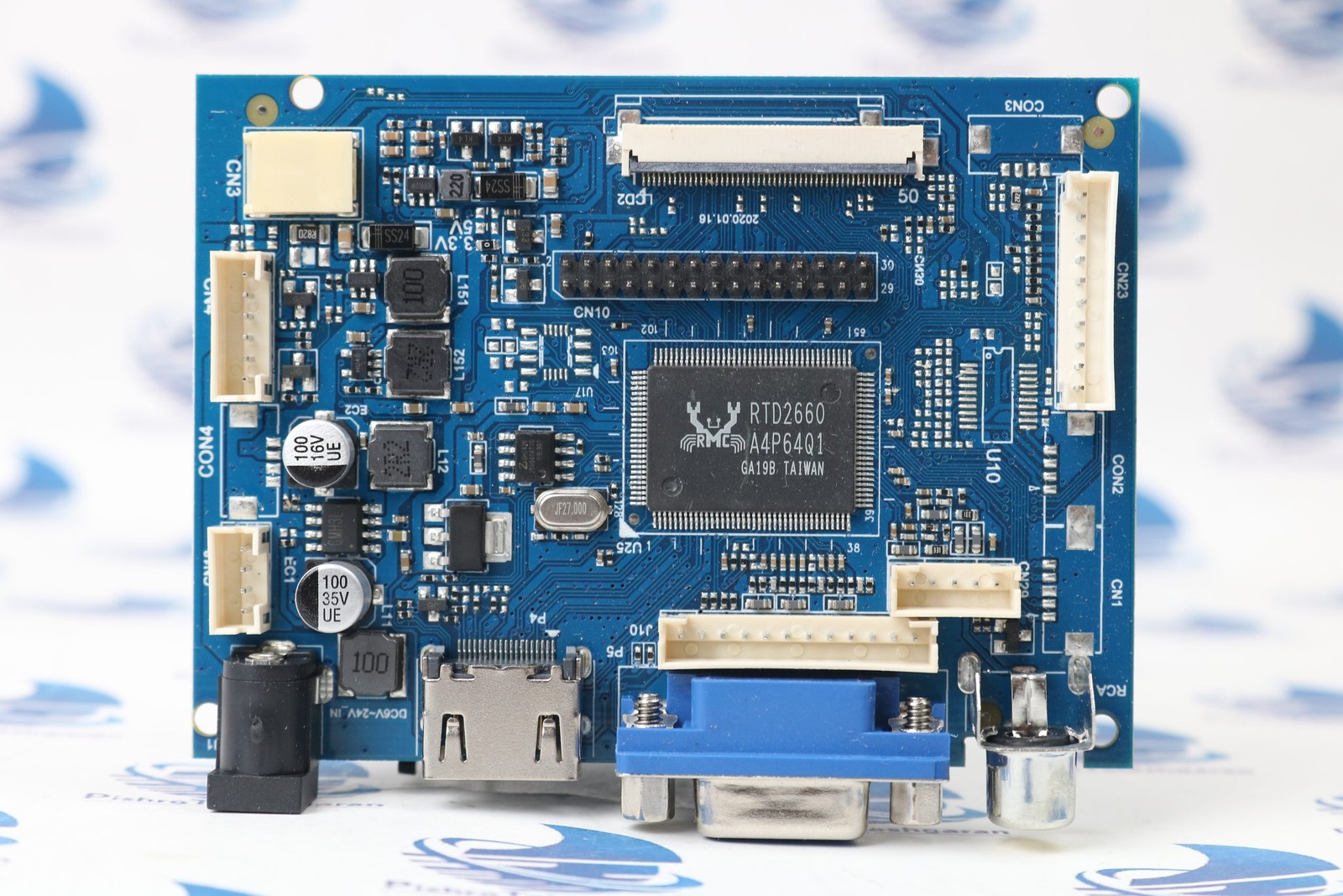 برد درایور LCD های 7 اینچ با ورودی HDMI / VGA / AV