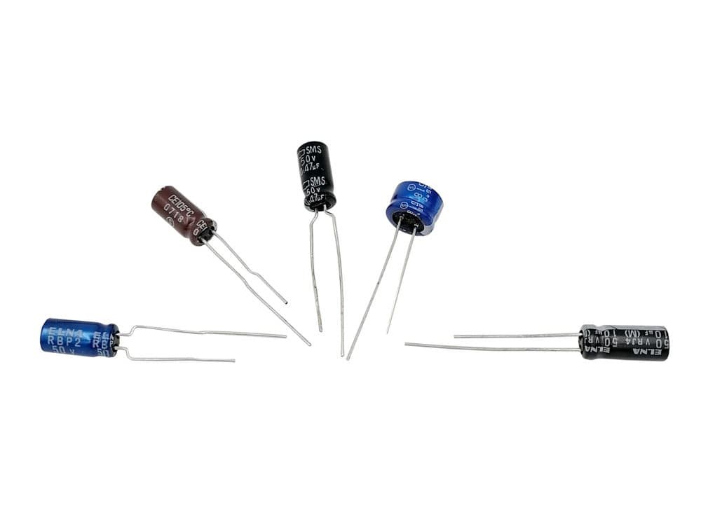 خازن الکترولیتی 47uF / 25V ژاپنی مارک ELNA